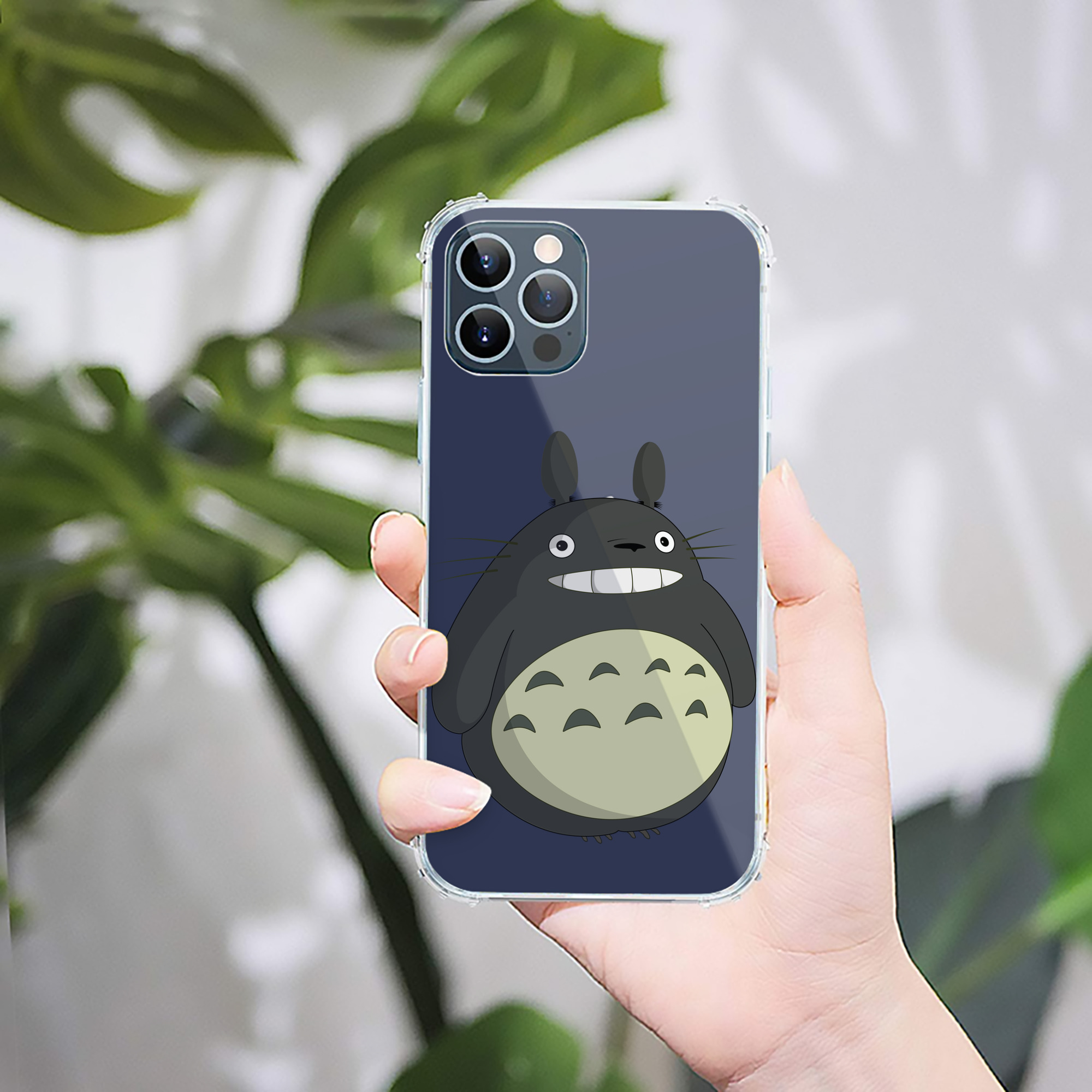 （画像用） となりのトトロ 草壁メイ 草壁サツキ My Neighbor Totoro Satsuki Kusakabe Mei Kusakabe 【iPhone 12シリーズ対応】透明スマホケース（クリアソフトケース）